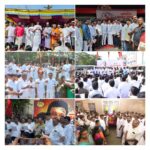 M. K. Stalin Instagram - உண்மை - அமைதி - மதநல்லிணக்கம் ஆகியவற்றை விரும்பிய அண்ணல் காந்தியார் அவர்களை இந்திய மண்ணில் நிலவும் பன்முகத்தன்மைக்கு எதிரான கருத்தியல் கொன்ற நாள் இது! காந்தியாரின் உயிரைத்தான் அந்த மனிதவிரோதக் கும்பலால் பறிக்க முடிந்ததே தவிர; அவர் நம்மிடையே விதைத்த சகோதரத்துவத்தை அல்ல! அண்ணல் மறைந்த இந்நாள், ஆதிக்க வல்லூறுகளுக்கு எதிராக நம் #INDIA ஒன்றுதிரள உறுதியேற்க வேண்டிய நாள்! இதனை #மதநல்லிணக்க_நாள் ஆகக் கடைப்பிடித்து, தமிழ்நாடு முழுவதும் கழகத்தினர், அனைத்துச் சமயங்களைச் சேர்ந்த பெரியோர், பொதுமக்கள் ஒன்றுதிரண்டு மதநல்லிணக்க உறுதிமொழி ஏற்றனர். உறுதியேற்போம்... சமத்துவ இந்தியாவை உறுதிசெய்வோம்! #மதவெறிக்கு_முற்றுப்புள்ளி #MahatmaGandhi #MartyrsDay