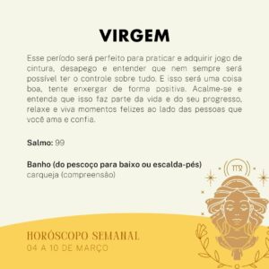 Márcia Fernandes Instagram - 💫 Horóscopo Semanal - 04 a 10 de Março 💫

Na Astrologia, no dia 03, Lua inicia sua fase Minguante em Sagitário, gerando maior leveza e a flexibilidade. 

No dia 04, o movimento favorável entre Mercúrio e Urano, promovem maior diálogo e entendimento. 

No dia 08, Mercúrio em Peixes estará em conjunção com Netuno, trazendo dois dias de muita inspiração, sutileza e abertura espiritual. 

No dia 09, um aspecto tenso entre Marte e Urano, trará a sensação de que tudo pareça estagnado e poderemos ter comportamentos impulsivos e rebeldes. Nesse mesmo dia, o Sol faz um bom aspecto a Urano, oferecendo a oportunidade de contornar as dificuldades e os conflitos por meio das amizades.

No dia 10, a Lua Nova do dia 10 pede maior equilíbrio, pois devido ao fato de Marte permanecer em aspecto tenso com Urano, poderemos estar mais explosivos, irritadiços e impacientes.