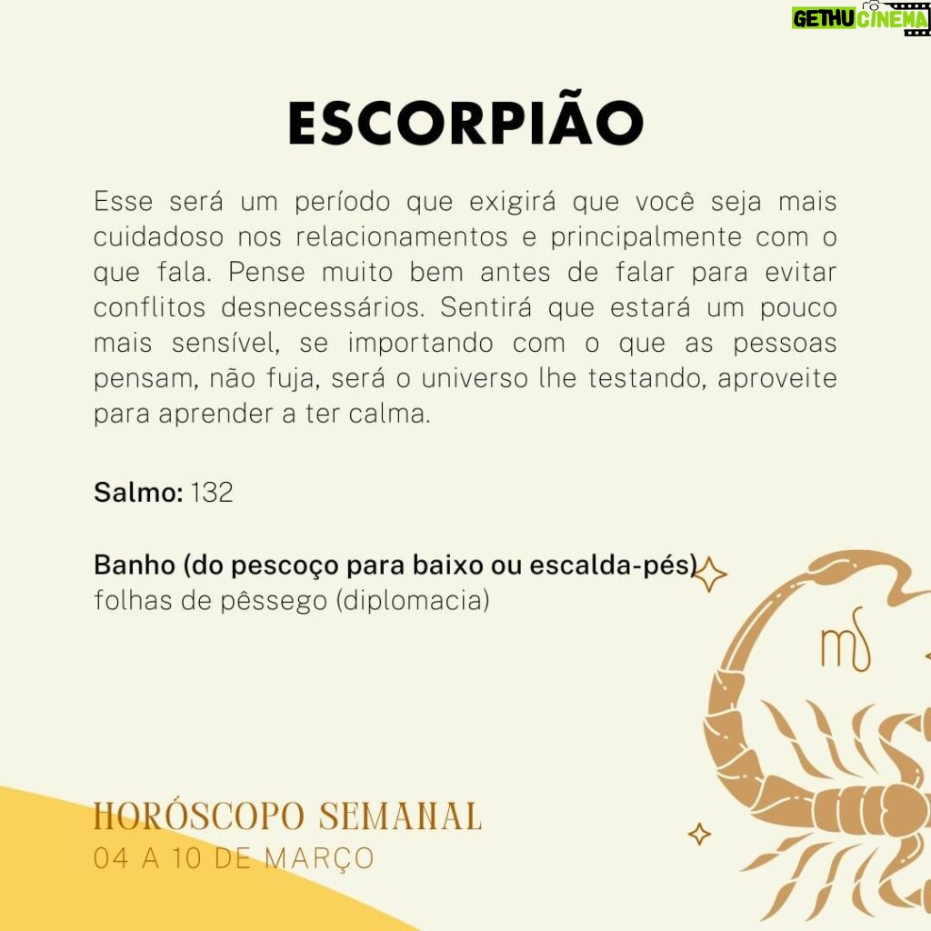 Márcia Fernandes Instagram - 💫 Horóscopo Semanal - 04 a 10 de Março 💫 Na Astrologia, no dia 03, Lua inicia sua fase Minguante em Sagitário, gerando maior leveza e a flexibilidade. No dia 04, o movimento favorável entre Mercúrio e Urano, promovem maior diálogo e entendimento. No dia 08, Mercúrio em Peixes estará em conjunção com Netuno, trazendo dois dias de muita inspiração, sutileza e abertura espiritual. No dia 09, um aspecto tenso entre Marte e Urano, trará a sensação de que tudo pareça estagnado e poderemos ter comportamentos impulsivos e rebeldes. Nesse mesmo dia, o Sol faz um bom aspecto a Urano, oferecendo a oportunidade de contornar as dificuldades e os conflitos por meio das amizades. No dia 10, a Lua Nova do dia 10 pede maior equilíbrio, pois devido ao fato de Marte permanecer em aspecto tenso com Urano, poderemos estar mais explosivos, irritadiços e impacientes.