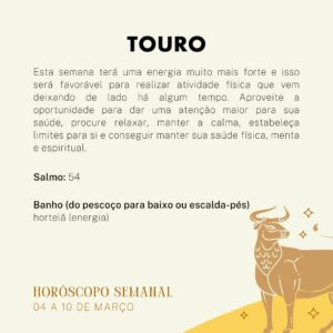 Márcia Fernandes Instagram - 💫 Horóscopo Semanal - 04 a 10 de Março 💫 Na Astrologia, no dia 03, Lua inicia sua fase Minguante em Sagitário, gerando maior leveza e a flexibilidade. No dia 04, o movimento favorável entre Mercúrio e Urano, promovem maior diálogo e entendimento. No dia 08, Mercúrio em Peixes estará em conjunção com Netuno, trazendo dois dias de muita inspiração, sutileza e abertura espiritual. No dia 09, um aspecto tenso entre Marte e Urano, trará a sensação de que tudo pareça estagnado e poderemos ter comportamentos impulsivos e rebeldes. Nesse mesmo dia, o Sol faz um bom aspecto a Urano, oferecendo a oportunidade de contornar as dificuldades e os conflitos por meio das amizades. No dia 10, a Lua Nova do dia 10 pede maior equilíbrio, pois devido ao fato de Marte permanecer em aspecto tenso com Urano, poderemos estar mais explosivos, irritadiços e impacientes.