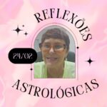 Márcia Fernandes Instagram - Reflexões Astrológicas - 24/02/2024, por Márcia Fernandes Sabedoria do dia: “Precisamos de um tempo para relaxar!” Dia favorável para: todos os signos. A energia da Lua Cheia traz empatia e solidariedade. Aproveite e faça um escalda-pés com gérbera laranja para melhorar os relacionamentos! Numerologia: vibração energética 7, gera falta de perspectiva, indecisão e falta de foco. Cor indicada: Amarelo. Aroma: Benjoim. Anjo do dia: 50 – DANIEL Significado: O Símbolo da Misericórdia. O anjo das Confissões. Hora Favorável: das 16:20 às 16:40 Salmo: 102 Cristal: Safira. Banho indicado: Calêndula. Santo do dia: São Sérgio. Curiosidade: Shivaratri, celebração ao deus hindu Shiva. Número da Sorte: 5 Harmonize sua casa: com uma imagem de Shiva para protegê-la e eliminar energias nocivas. Decreto para mudar as energias a seu favor: Eu sou o tempo que dedico a mim. Relaxar, relaxar, relaxar!