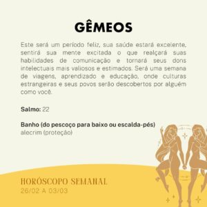 Márcia Fernandes Instagram - 💫 Horóscopo Semanal - 26 de Fevereiro a 03 de Março 💫

Entre os dias 24 e 28, Vênus e Júpiter em movimento tenso, pode trazer um lado mais de meritocracia, fazendo com que as nossas responsabilidades sejam preteridas em detrimento as nossas vontades e desejos pessoais. Também nesse dia, a Lua Cheia em Virgem, nos deixa mais críticos e analíticos.

Entre os dias 28 e 29, teremos uma grande conjunção de Mercúrio, Sol e Saturno em Peixes, inspirando e estruturando nossos projetos.