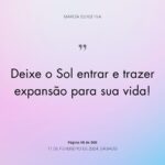 Márcia Fernandes Instagram - O céu astrológico de hoje indica que devemos evitar nos isolar e buscar conhecer novas pessoas. 💜