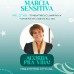 Márcia Fernandes Instagram - “PARA DE SER DOIDA!”,“VOA CARA, VOA!” 🗣️ Quem não conhece essas frases icônicas da marciafernandes, a @sensemarcia? A sensitiva mais querida e popular do Brasil, Márcia Sensitiva, vem ao Rio Grande do Sul para uma turnê da sua palestra “ACORDA PRA VIDA!”. 💫 Atenção Caxias do Sul, Lajeado, Pelotas, Santa Cruz do Sul e Santa Maria: vendas abertas na Minha Entrada! Você já passou por uma situação em que parece que você perdeu o rumo e não consegue mais encontrar uma solução para os seus problemas? Isso pode acontecer em todas as áreas da sua vida. Talvez você só precise PARAR DE SER DOIDA, focando e desejando coisas que não são tão importantes assim, e passar a direcionar seus pensamentos para o que realmente importa. Ou talvez você precise ACORDAR PRA VIDA e se libertar de sentimentos negativos, ao invés de criar correntes pra se amarrar ainda mais. VOA CARA, VOA! 🚀 Ao final do evento, teremos uma ENERGIZAÇÃO COLETIVA com a corrente médica Dr. Bezerra de Menezes. Indicamos fazer o JEJUM ESPIRITUAL (FICAR POR 2 DIAS SEM SEXO, ÁLCOOL, FUMO e CARNE VERMELHA). 🙌 Então COOOOOORRE. Garanta já a sua presença nesse evento pra você ACORDAAAAR. Te esperamos lá! ❤️ ✨MÁRCIA SENSITIVA - PALESTRA ACORDA PRA VIDA! - TURNÊ RS✨ 📌 15 de junho (sábado), 19 horas: Caxias do Sul no UCS Teatro 📌 16 de junho (domingo), 19 horas: Santa Cruz do Sul no Teatro Mauá 📌 18 de junho (terça-feira), 20 horas: Pelotas no Theatro Guarany 📌 21 de junho (sexta-feira), 20 horas: Santa Maria no Park Hotel Morotin 📌 22 de junho (sábado), 19 horas: Lajeado, no Teatro Univates Venha ouvir os conselhos da Márcia pra você parar de ser doida! VOA CARA, VOA! ❤️ #marciasensitiva #acordapravida #caxiasdosul #santacruzdosul #pelotas #santamaria #lajeado