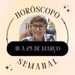 Márcia Fernandes Instagram - 💫 Horóscopo Semanal - 18 a 24 de Março 💫 Entre os dias 20 e 21, o Sol ingressa em Áries e o ano novo astrológico se inicia! Já entre os dias 21 e 22, Vênus em conjunção com Saturno, traz mais comprometimento nos afetos. No dia 23 de março, Marte ingressa em Peixes, permanecendo aí até dia 30 de abril. Essa combinação pode sinalizar um período de maior intensidade emocional. Entre os dias 24 e 26, Vênus e Júpiter em bom aspecto, aumentam nossa generosidade.