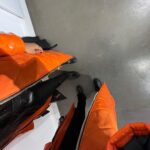 Mélanie Da Cruz Instagram - Orange is the New black 🔥 Jacket from @yoxeone 🔥 Paris, France