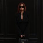 Mélanie Da Cruz Instagram - Feeling good in my black outfit🖤 LOVE 🩷 @prettylittlething Collaboration commerciale