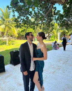 Macarena García Instagram - We’re too busy dancing 🪩❤️ Te amo @yankelstevan Isla Mujeres Island - Mexico