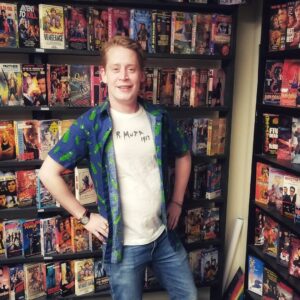Macaulay Culkin Instagram - Just me in a video store. Nothing to see here.