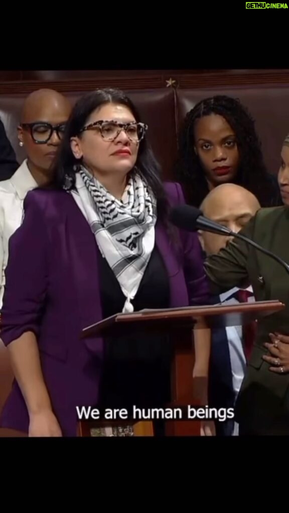 Macklemore Instagram - This moved me to tears. @rashidatlaib is the only Palestinian American in Congress, and the House just shamefully voted to censure her because of her dedication to Palestinian rights. This is where congress is at and what we must be relentless in fighting against. The suppression of humanity. Thank for your truth and your heart Rashida. I’ll share her entire speech on my story.