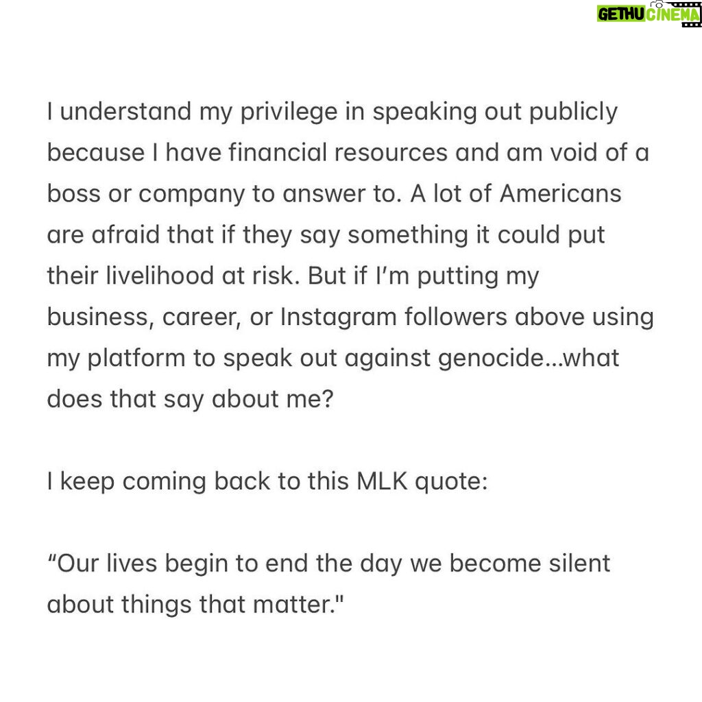 Macklemore Instagram - Please read 🙏🏻 🇵🇸 🇮🇱 ❤️