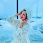 Madalsa Sharma Instagram - We go together like winter and a sweater🤍❄️🧤🧣 . . . . #iceland #thoughtoftheday #madalsasharma #kavya #glasscabin #snow #picoftheday #postoftheday #instadaily #instapic #instagood #instamood #mood #love #actorslife Hella, Iceland
