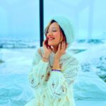Madalsa Sharma Instagram - We go together like winter and a sweater🤍❄️🧤🧣 . . . . #iceland #thoughtoftheday #madalsasharma #kavya #glasscabin #snow #picoftheday #postoftheday #instadaily #instapic #instagood #instamood #mood #love #actorslife Hella, Iceland