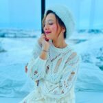 Madalsa Sharma Instagram - We go together like winter and a sweater🤍❄️🧤🧣 . . . . #iceland #thoughtoftheday #madalsasharma #kavya #glasscabin #snow #picoftheday #postoftheday #instadaily #instapic #instagood #instamood #mood #love #actorslife Hella, Iceland