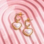 Madisyn Shipman Instagram - New drop today….. how cute are these Madisyn Heart earrings??? Perfect with the Mallory necklace also 😍🥰😍