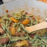 Madisyn Shipman Instagram - Gluten free spinach pasta with wagyu steak in a soy ginger sauce! This year I’m going to be intentional with sharing what I cook. Let me know if you want the recipe🥘 What else do you want to see me cook?!