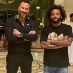 Maged ElMasry Instagram - @marcelotwelve @montherdarwish @mohamedhamed_ @palazzoversacedubailoc Palazzo Versace Dubai