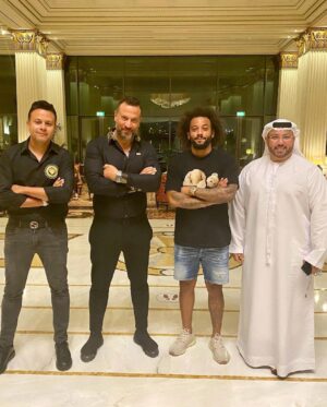 Maged Elmasry Instagram - @marcelotwelve  @montherdarwish  @mohamedhamed_  @palazzoversacedubailoc