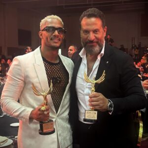 Maged Elmasry Instagram - جائزه الإبداع والتميز عن دور (زيدان ) في مسلسل ( ضرب نار ) شكرا للجمهور العظيم وشكرا لمهرجان الفضائيات العربيه 🙏🙏🙏❤️
