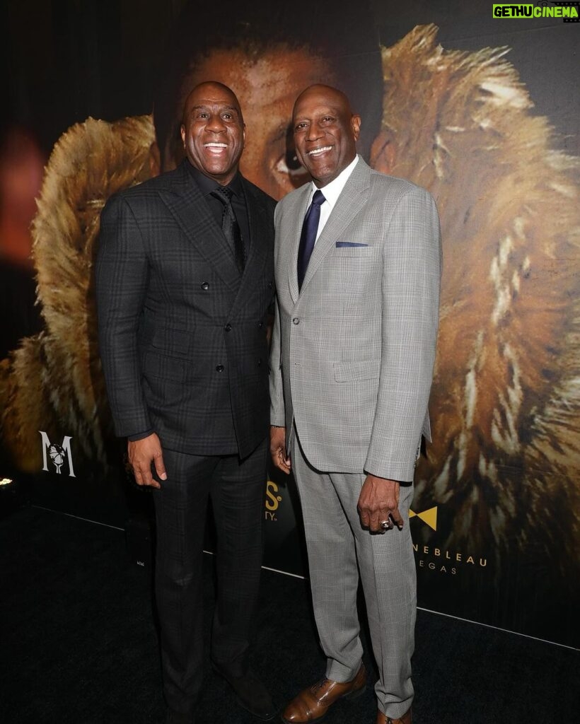 Magic Johnson Instagram - I had a blast at my Big Game party this past Saturday at the new Fontainebleau Hotel in Vegas! The property is incredible, and it was the place to be over the weekend. Thank you to everyone who came out and to @grandmarnierusa for sponsoring the event and providing drinks for all the attendees!