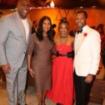 Magic Johnson Instagram - Cookie and I had a fabulous dinner last night for Valentine’s Day at Spago! They had an amazing live band performing. Afterwards, we went to celebrate our friends John and Nikkole Denson-Randolph’s 14th wedding anniversary!