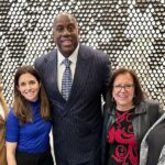Magic Johnson Instagram - Today was a great day for my company, SodexoMagic, as we celebrated the opening of the new AMEX Centurion lounge in the Hartsfield-Jackson Atlanta International Airport this morning! This is AMEX’s largest lounge in the world, at the most traveled airport in the world, and will be operated by the largest majority minority-owned food & Facilities management company in the US! I had so much fun taking photos and signing items for the AMEX leadership team and on-site employees. SodexoMAGIC and over 100 employees are serving a magical food experience in the ATL Hartsfield Jackson Airport in the E terminal. The buffet features a soul-stirring menu by Atlanta-based Chef Deborah VanTrece, a 2023 James Beard award semi-finalist. AMEX truly honored Black History Month by demonstrating its commitment to supplier and workforce diversity with a world-class supplier diversity partnership. 👏🏾