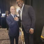 Magic Johnson Instagram – I had a great time at today’s National Retail Federation (NRF) 2024 in New York City. It was attended by over 3,500 people worldwide! I was joined in conversation with Walmart President and CEO John Furner, where I honored Dr. King on his day by discussing his impact on the country, myself, and DE&I work. Thank you to NRF’s President and CEO, Matt Shay, for having me at the event! #NRF2024