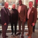 Magic Johnson Instagram - Had an amazing dinner tonight at Steak 48 in Charlotte. I want to thank my friend and CEO of Advocate Health Gene Woods for bringing us all together. It was great to spend time with two fellow MSU Spartans and amazing CEOs in their own right Mike Lamach and Darius Adamczyk! Gene Woods wrote an outstanding book called Health, Hope and Healing for All that everyone should go check out!