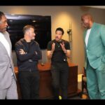 Magic Johnson Instagram - Hanging out with late night TV superstar Jimmy Kimmel and Hall of Fame baseball player Dave Winfield backstage at last night’s show!