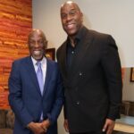 Magic Johnson Instagram - I want to thank Harlem Children’s Zone (HCZ) President and Founder Geoffrey Canada and and Co-Founder, William Julius Wilson Institute at HCZ Kwame Owusu-Kesse for allowing me to speak at the HCZ Power of Place Convening this evening in New Orleans! Over 500 leaders and community stakeholders joined the formal reception. I admire how the Harlem Children’s Zone (HCZ) is a network of programs serving K-12 through college, that serves thousands of low-income students and families in Central Harlem in NYC. They work with community-based organizations and prioritize teaching Black kids about life skills, like finance and how to invest at an early age. They also supply mentors from Wall Street and the business community, as well as scholarships, for their students. Sending a heartfelt thank you to the entire staff at the William Julius Wilson Institute and the Harlem Children’s Zone as a whole for all that you are doing for inner city kids who dream of being successful. The staff members and educators are directly responsible for helping make their dreams reality. @harlemchildrenszone #powerofplace