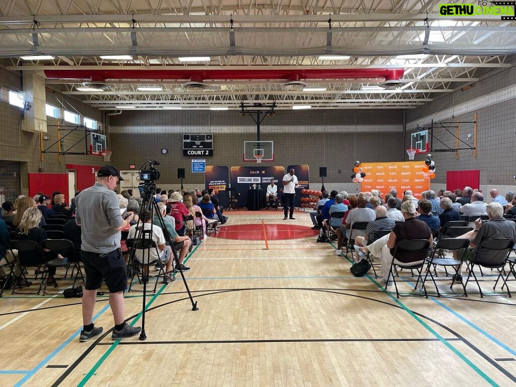 Magic Johnson Instagram - #SponsoredByGSK Another incredible event with my partners at GSK! This time we were in Scottsdale, AZ talking to older adults 60 and over about the dangers of RSV and what they can do to help Sideline RSV. The audience asked amazing questions and were enthusiastic to learn more about how they can protect themselves and their families. Thank you to the incredible YMCA staff and GSK for another awesome event! For more information visit SidelineRSV.com