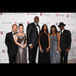 Magic Johnson Instagram - Cookie and I had so much fun last night with all of our family, friends, and business partners at the 4th Annual Elizabeth Taylor Ball to End AIDS! Elizabeth Taylor meant so much to us and we are blessed and grateful that we received the Elizabeth Taylor Commitment to End AIDS Award for our work toward an AIDS-free world. Thank you to the Elizabeth Taylor AIDS Foundation with a special shoutout to Cathy Brown and John Scott for honoring us. Thank you to Chairman & CEO of Presenting Sponsor Gilead Sciences Daniel O’Day for attending the event and presenting us with the award and Diamond Sponsor Bulgari for your generosity. And a special thank you to Former President Barack and First Lady Michelle Obama for their moving and inspirational message for Cookie and I. Thank you for bringing about great change in the world and leading our country! 📸: @gettyimages