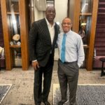 Magic Johnson Instagram - I want to thank Illinois State Treasurer Michael W. Frerichs for inviting my business partner Jim Reynolds and I to the “For the Long Term – Chicago Forum” in Chicago today! It was an all-around great meeting of the minds. And look who I ran into; Ariel Investments Founder, Chaiman, Co-CEO and CIO John W. Rogers Jr., one of the greatest businessmen in the country! He has an amazing business partner, and my fellow NFL owner Mellody Hobson at Ariel Investments. He and Mellody have been doing great things around the country!