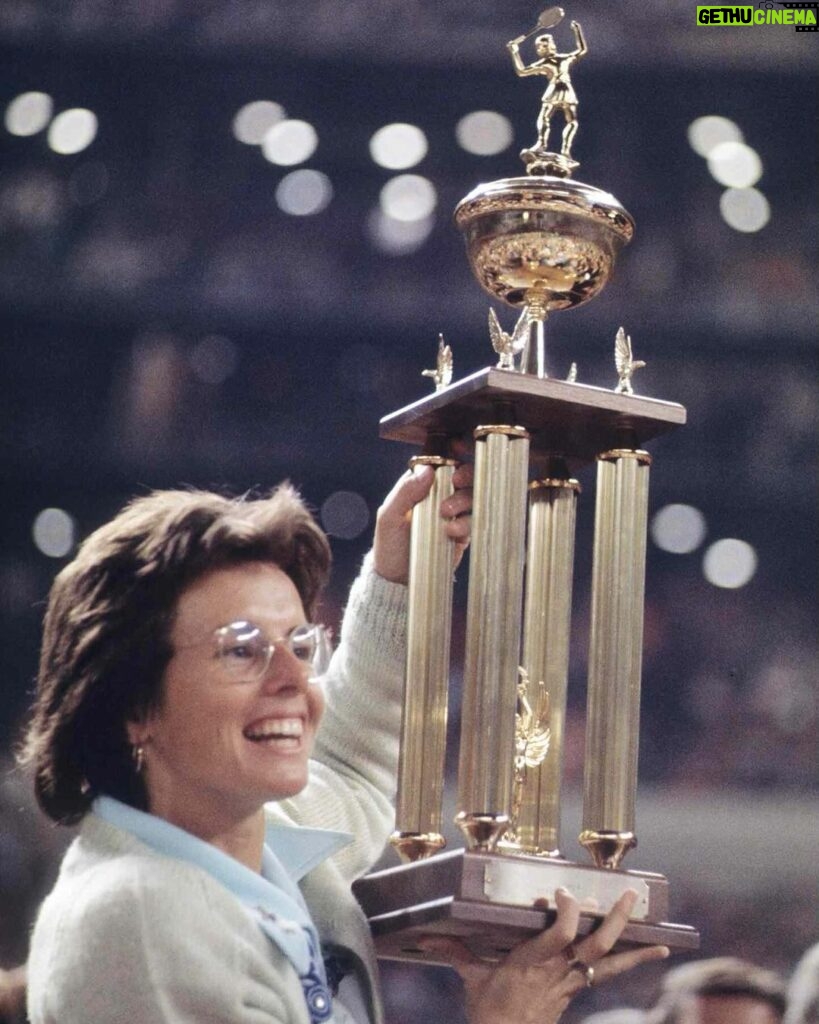 Magic Johnson Instagram - @billiejeanking - your advocation towards gender equity and social justice have shaped the way women athletes are perceived in today’s society and how women’s sports are viewed as a whole!   Your domination as a tennis star in the 60s and 70s paved your legacy, but your legacy was cemented when you took on the challenge of the Battle of the Sexes, beating Bobby Riggs in straight sets while 90 million people across the world watched.   That victory transcended across all sport and pushed for equal pay in tennis. Because of your bravery, women’s tennis players are the highest paid across all of women’s sports today!   I have such a deep sense of respect for the trailblazer you are and am blessed to have won a World Series Championship with you as co-owners of the Dodgers!   My business partner and my friend - you are women’s history! Thank you for bettering our society, pushing for equality, and paving the way for the tennis greats we watch today. 💐