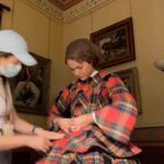 Maia Mitchell Instagram - The artful Xanthe Heubel and her brilliant costumes department ♥️♥️ (I owe you a slab for the relentless time lapses) #theartfuldodger