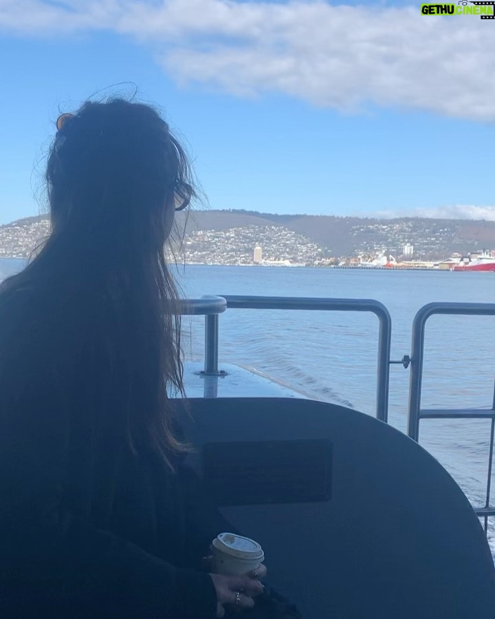 Maia Mitchell Instagram - A ferry great time in Tas ☺️⛴️ Hobart, Tasmania