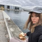 Maia Mitchell Instagram - Woman vs gull Hobart, Tasmania