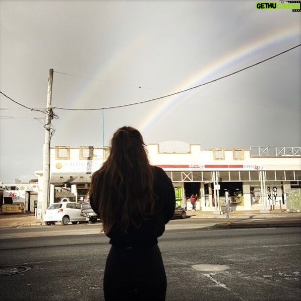 Maia Mitchell Instagram - Rainbow region 🫶 Byron Bay