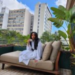 Maitreyi Ramakrishnan Instagram - throwback to sipping some tea in São Paulo ☕️🐝