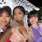 Maitreyi Ramakrishnan Instagram - Never Have I Ever wouldn’t be what it is without solid female friendships. That means singing Disney songs to your pal when they’re heartbroken and crying while sitting on top of a limo. Lots of love and gratitude for these two. To the UN!💕💗