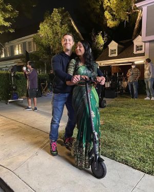 Maitreyi Ramakrishnan Instagram - Ben and Devi are cool but they have nothing on Texas and Dave🫡🥳❤️