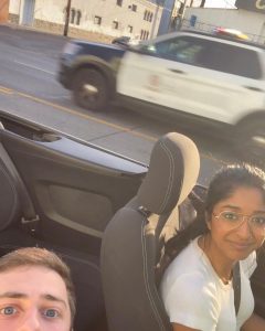 Maitreyi Ramakrishnan Instagram - Ben and Devi are cool but they have nothing on Texas and Dave🫡🥳❤️