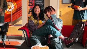 Maitreyi Ramakrishnan Instagram - Buckle up nerds because here are some season 4 photos of @neverhaveiever without any context and no, I will not elaborate on them. You’ll just have to watch JUNE 8th @netflix 🥹❤️