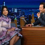 Maitreyi Ramakrishnan Instagram - thank you @jimmyfallon for dancing with me and reminiscing my bowl cut days. let’s do it again soon🤪 The Tonight Show Starring Jimmy Fallon