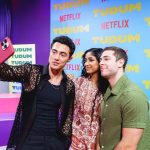Maitreyi Ramakrishnan Instagram - The best send off for @neverhaveiever I seriously can’t believe this is happening all in BRAZIL!! I’m having so much fun here and the FOOOOOOD!!! On another note, I also can’t believe @darrenbarnet @jarenlewison and I haven’t killed each other🥰❤️