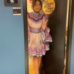 Maitreyi Ramakrishnan Instagram - 💜✨ The Tonight Show Starring Jimmy Fallon