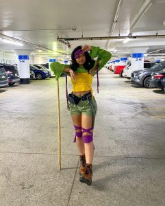Maitreyi Ramakrishnan Instagram - 🥷💜🐢