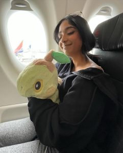 Maitreyi Ramakrishnan Instagram - always gotta go to the Nintendo store when in NYC (swipe to see my new tattoo🧚🏽✨) NintendoNYC