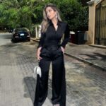 Malak Ahmed Zaher Instagram - From the closing ceremony of ICCE X Samsung 🖤✨ @samsungegypt Outfit @__mamzi__ Makeup @dinaelkasheff Hair @alfredandmina