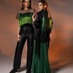 Malak Ahmed Zaher Instagram - One soul, two bodies💚👯‍♀️ Designer @aboudjammal Hair @assaadhairdesign Makeup @yarabazounmakeup Photography @sylvesterrahmeh Producer/stylist @omziag Manager: @farrahfayez Beirut, Lebanon